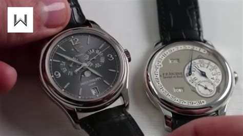 Patek Philippe v.s. F.P. Journe: Annual Calendar Shootout.